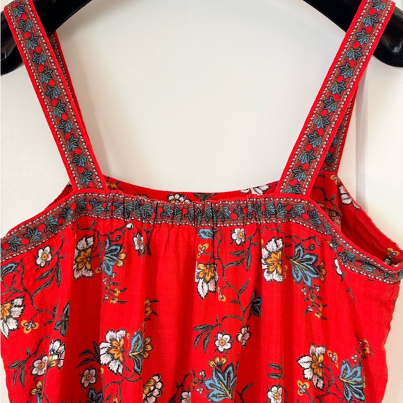Max Studio Red Floral Dress - Picture 3 of 6